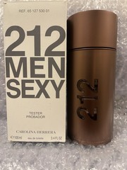 Carolina Herrera 212 Men Sexy Eau de Toilette Spray Tester 3.4 fl oz