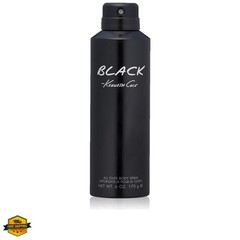 Kenneth Cole Black All Over Body Spray for Men, Aromatic Woody Fragrance, Not…