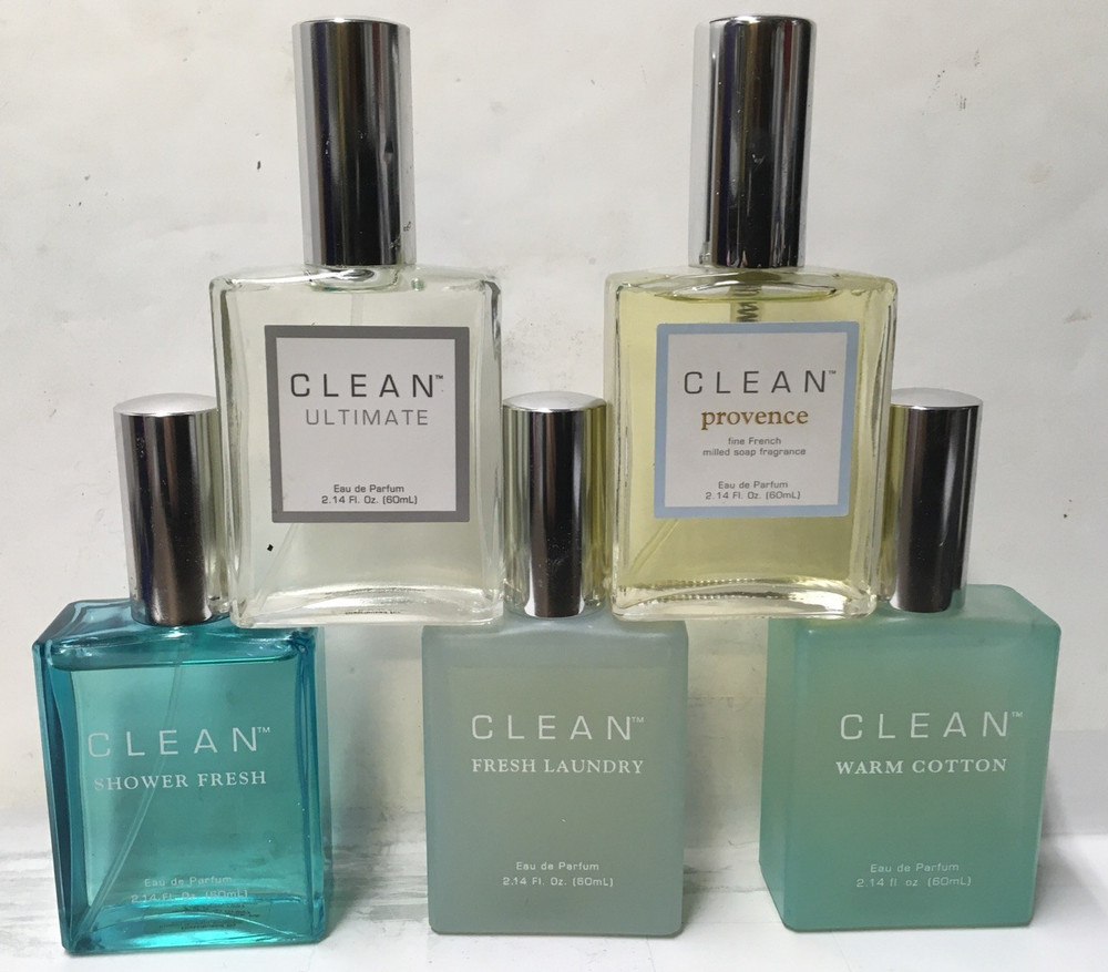 CLEAN 2.14 OZ EDP, FRESH LAUNDRY,PROVENCE,ULTIMATE,SHOWER FRESH & WARM COTTON