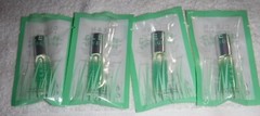 4 X CLEAN LOVEGRASS EDP Rollerball 5ml / 0.17 fl oz New In Plastic Pouch