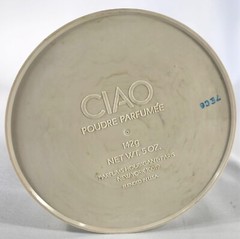 Ciao By Houbigant Body Dusting Powder 5.0 OZ. 142 g Vintage New Without Box/NOS