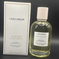 Laura Mercier ALMOND COCONUT Aromatic Bath & Body Oil 3.3 Fl oz 100ml BNIB RARE