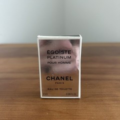 Vintage Chanel EGOISTE PLATINUM Eau De Toilette Cologne Spray On 2ml Travel Size