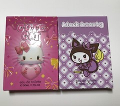Two 2 New Hello Kitty Perfumes Purple And Pink 1.7 Fl Oz Each New In Box