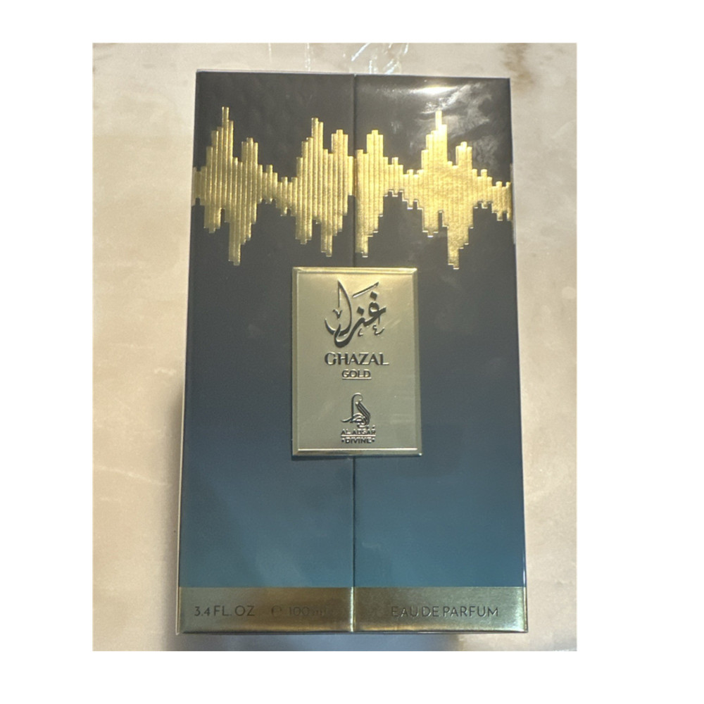 Ghazal Gold Eau De Parfum 100ml 3.4oz NEW SEALED Luxurious UAE Lasting Fragrance