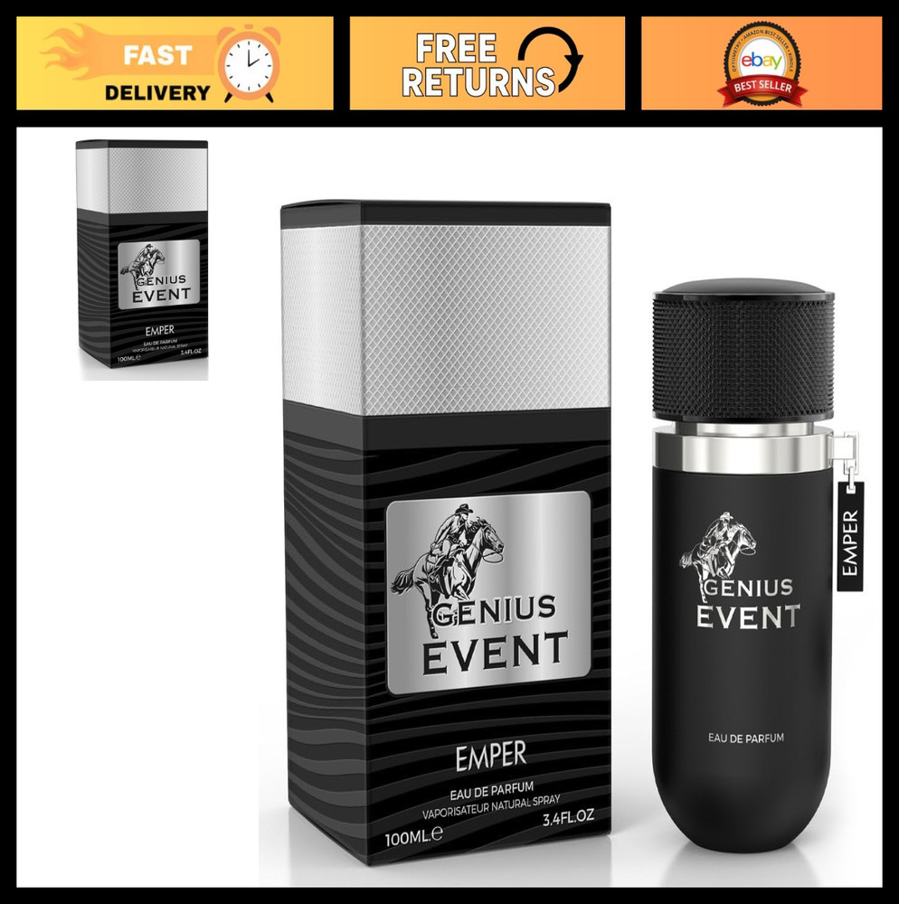 Men’s Fragrance 100ml – 3.4oz | Long-lasting Scent, Perfect for Events & Daily W