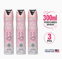 Yara Pink 300ml Body Spray 3 Pack