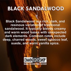 Black Sandalwood Concentrated Perfume Body Oil Uncut Alcohol-free Unisex Attar