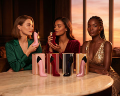 Bad Girl Perfume 4PC Set for Women Eau De Parfum Blush Velvet Glitter 100ml
