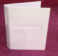 EXCEPTIONAL BECAUSE YOU ARE EDP PERFUME SAMPLE EACH .03 OZ New!
