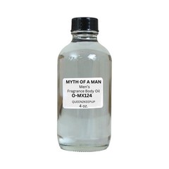 Myth Of A Man (Men) Body Oil 4 oz Fragrance All Natural Scent