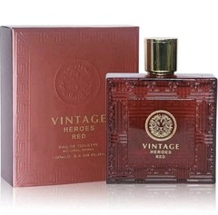 Vintage Heroes Red Eau de Toilette Spray, Regular Size 3.4 fl oz