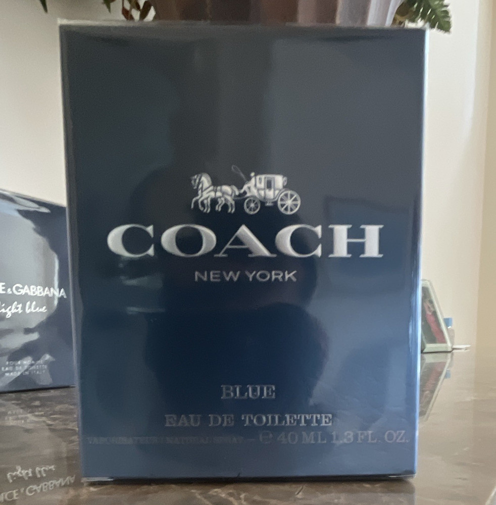 Coach New York Blue Eau de Toilette Spray, Regular Size 1.3 US fl oz (40 mL)