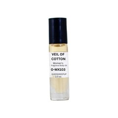 Veil of Cotton (Women) Body Oil 10 ml Fragrance All Natural 1/3 oz Roll-On Scent