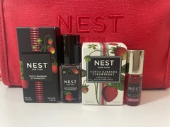 NEST Santa Barbara Strawberry Perfume Oil 3ml & Perfume EDP 3ml & Red Pouch NIB