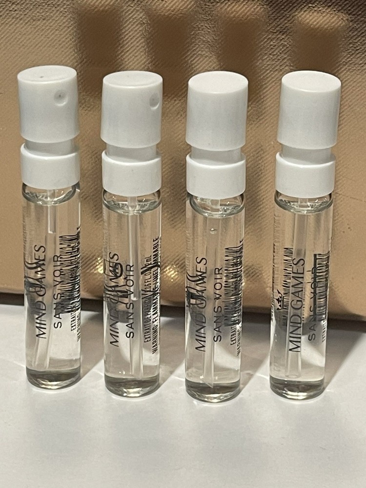 4X Mind Games Sans Voir Extrait de Parfum Sample 2ml/0.06oz Each