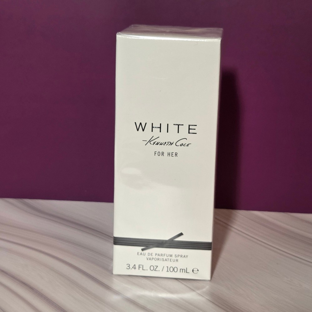Kenneth Cole White Eau De Parfum Female 3 4oz New Sealed Floral Musky Clean EDP