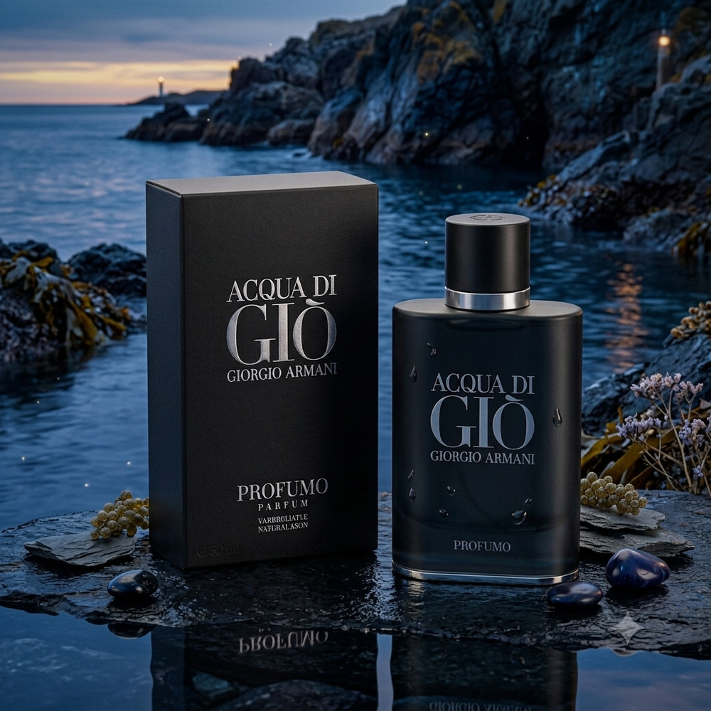 GIORGIO ARMANI ACQUA DI GIO PROFONDO PARFUM SPRAY FOR MEN 1.6 Oz / 50 ml NEW!!!