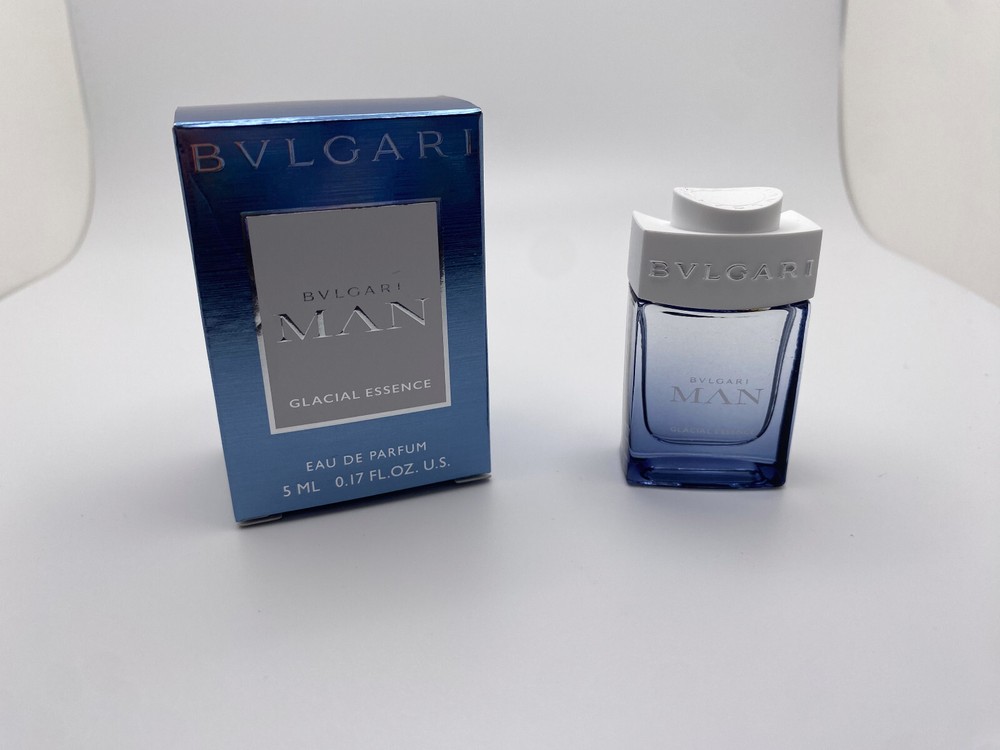 Bvlgari Man Glacial Essence Eau De Parfum mini 0.17oz/5ml