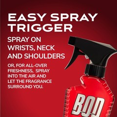 BOD man Fragrance Body Spray, Most Wanted | 8 fl oz 8 Ounce (Pack of 2), 투명.