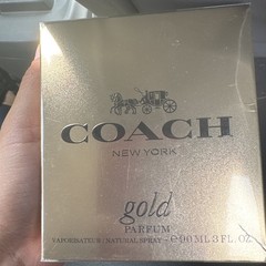 Coach Gold Perfume, NIB, Sealed 3 Fluid Ounces