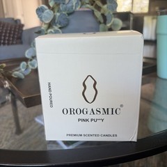 Oro-Gasmic, Pink Pu**y scented Niche Candle upto 40 hrs – Orogasmic