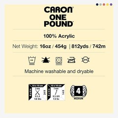 One Pound Faded Brick Yarn – 2 Pack of 16oz/453.6g – Acrylic – #4 Worsted (Mediu