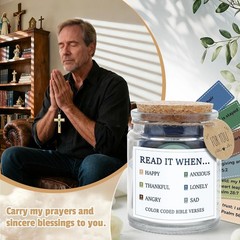 Christian Gifts for Men Faith Based Religious Gift Set 6 Piece Bible Verse Mu…