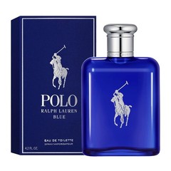 Aquatic Polo Blue Eau de Toilette for Men – Citrus & Sage Fragrance 4.2 Fl Oz