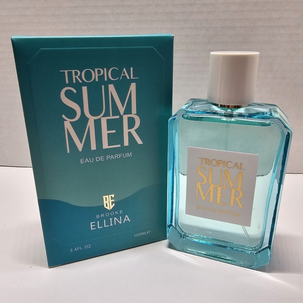 Brooke Ellina Tropical Summer Eau de Parfum Spray Regular Size 3.4 fl oz