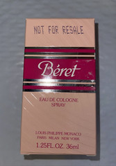 Beret by Louis Philippe Monaco Women 1.25 fl.oz. Vintage EDC Spray Cologne NEW