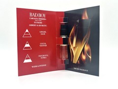 2 X Carolina Herrera Bad Boy Extreme EDP Men’s Cologne Spray 0.05 Oz