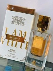 Lattafa I AM WHITE Poudree Ana Abiyedh Eau de Parfum Spray 2.0 fl oz