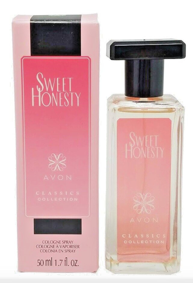 Avon Classic SWEET HONESTY Cologne Spray Perfume 1.7oz/FREE TRAVEL SPRAY