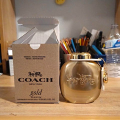 Coach Gold Parfum Spray Tester 90 mL / 3 fl oz Pink Peppercorn Vanilla