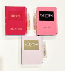 Valentino 3pc Sample Vials Perfume Set