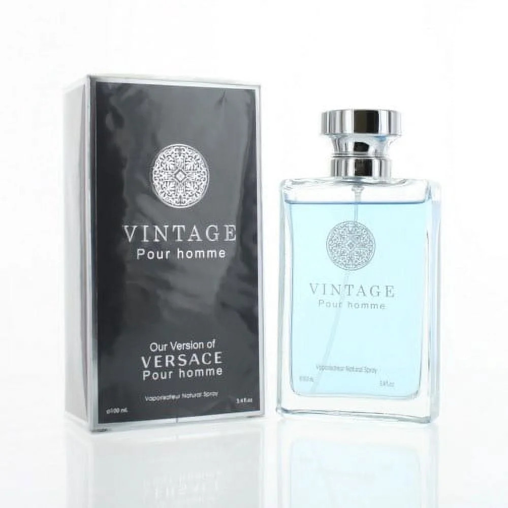 Vintage Pour Homme by Secret Plus 3.4oz Eau De Parfum Men New Sealed Box