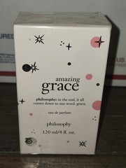 New & Sealed! Philosophy Amazing Grace Eau de Parfum 4 fl oz EDP Perfume Spray