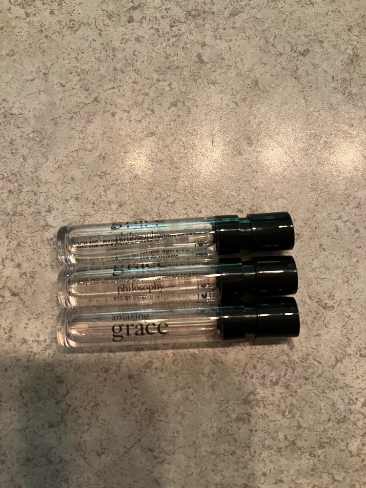 3 PHILOSOPHY AMAZING GRACE EAU DE TOILETTE SAMPLE SPRAY 1.5 ML / 0.05 FL OZ