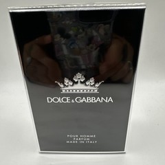 Dolce & Gabbana K King Parfum Cologne Men 1.7oz 50ml NIB 2025 & Metal Beard Comb