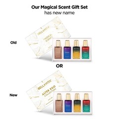 BELLAVITA Magical Scents 4x20ml | Long Lasting EDP Perfume Gift Set for Unisex