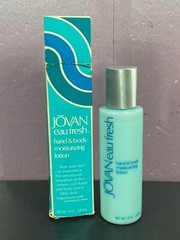 Jovan Eau Fresh Hand Body Moisturizing 8 oz Lotion 1977 New Vintage