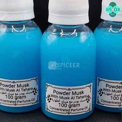 1x Powder Musk Al Tahara 100g White Thick Pure Perfume Oil بودر مسك طهارة