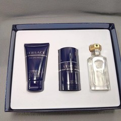New Versace The Dreamer 3 Pc Set Cologne EDT Spray Deodorant Body Wash Men