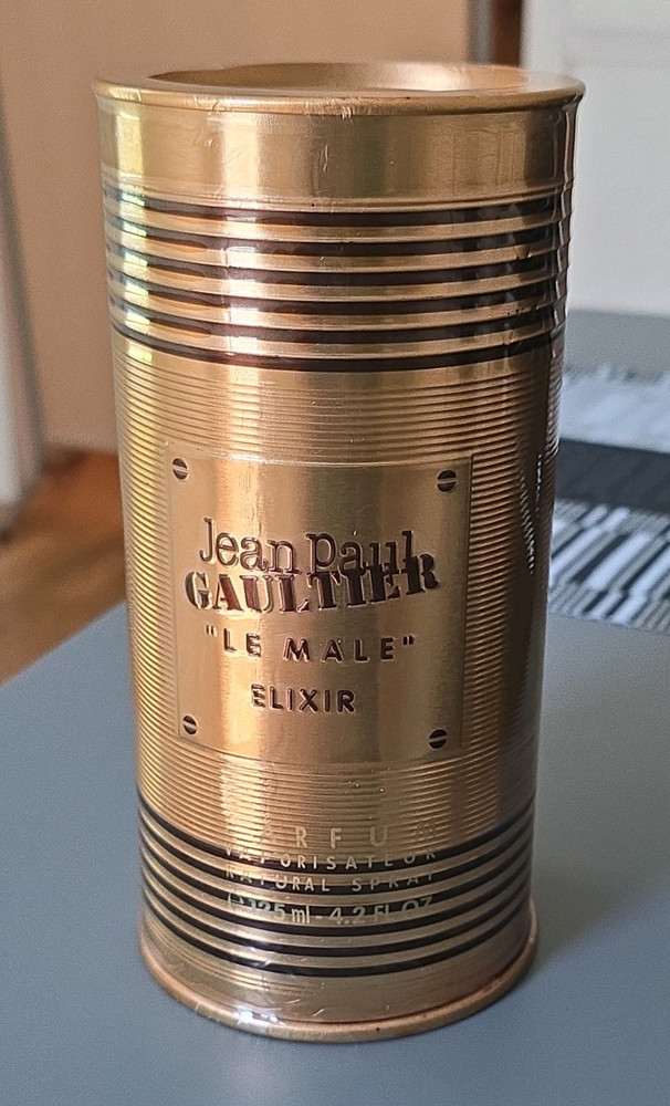 Jean Paul Gaultier Le Male Elixir Parfum Spray, 4.2 fl oz Regular Size