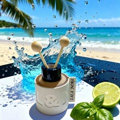 Lala Nora Car Perfume 1.69 oz Lime Basil Citrus