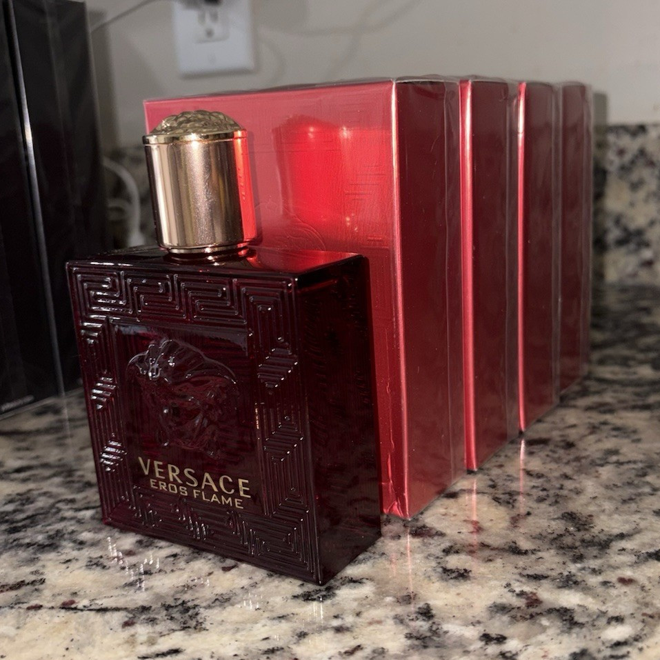 Versace Eros Flame Eau de Parfum Spray, Regular Size 100ml
