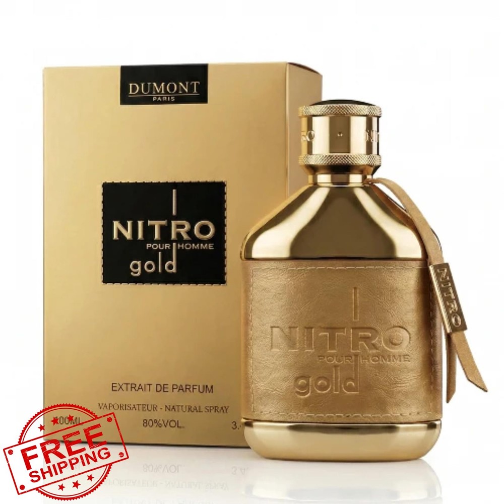 Dumont Nitro Gold Extrait De Parfum 3.4 Oz