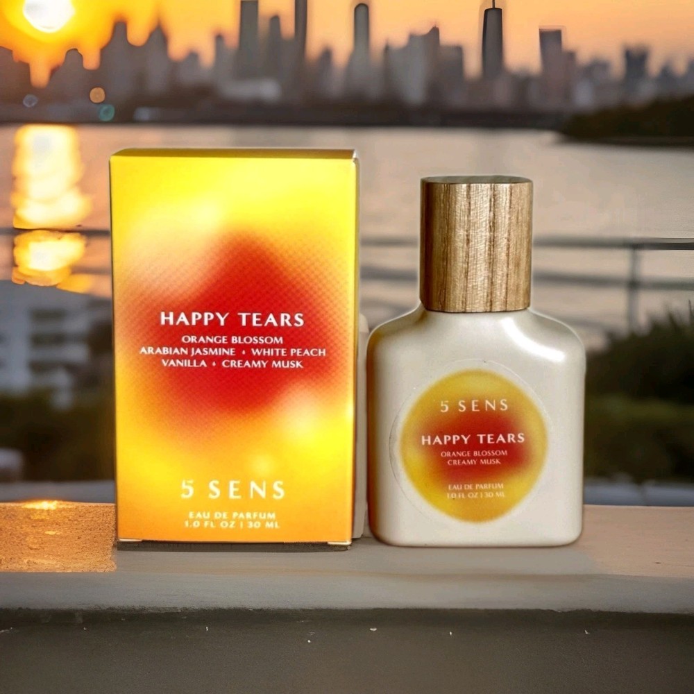 5 SENS Happy Tears Eau de Parfum with Jasmine 1 oz / 30 ml NEW