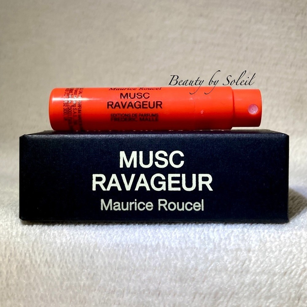 Frederic Malle Musc Ravageur Eau de Parfum Sample Spray .04oz, 1.2mL New in Box